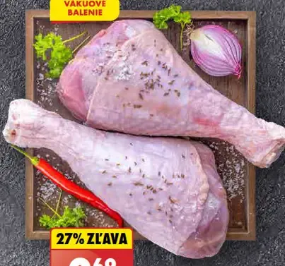 Krajina mäsa morčacie dolné stehno