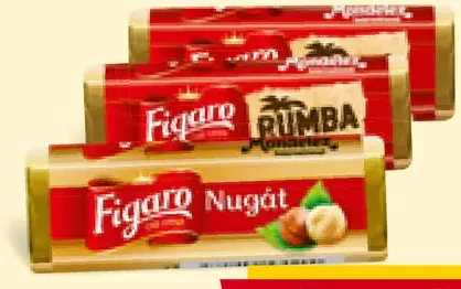 Figaro Rumba a Nugát čokoládové tyčinky