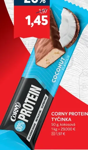 Corny Protein 30% Tyčinka Kokosová