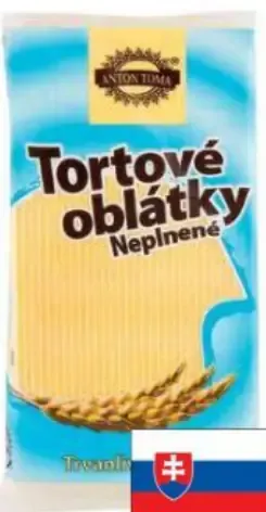Tortové oblátky Neplnené