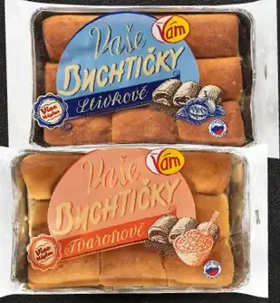Vaše buchtičky slivkové tvarohové