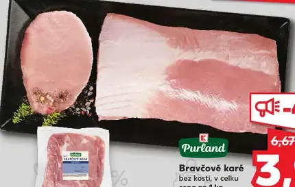 Bravčové karé bez kosti vcelku