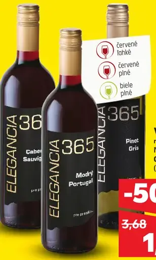 Elegancia Víno červené
