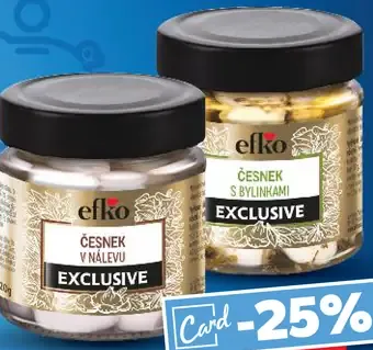 Efko cesnak v náleve