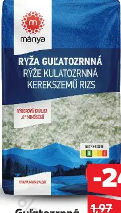 Mäyna guľatozrnná ryža