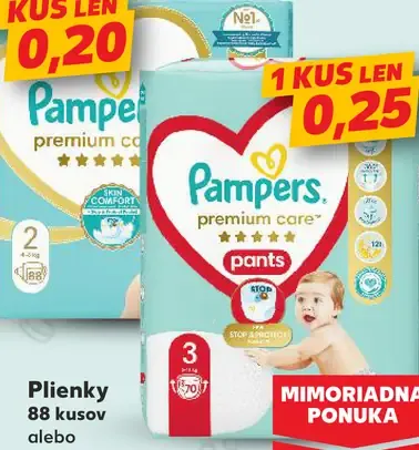 Pampers plienky
