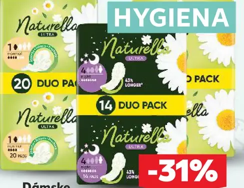 Naturella dámske hygienické vložky