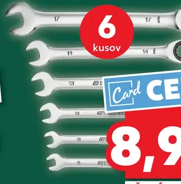 PARKSIDE Súprava kľúčov očko-videcové