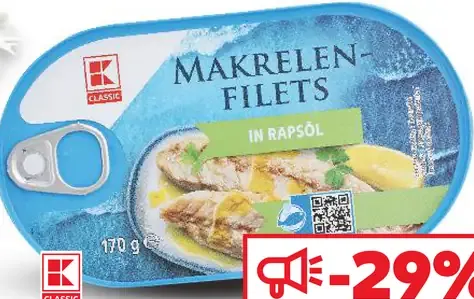 K-Classic Makrela filety