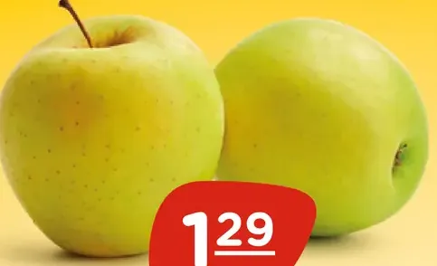 Jablká zelené Golden Delicious voľné
