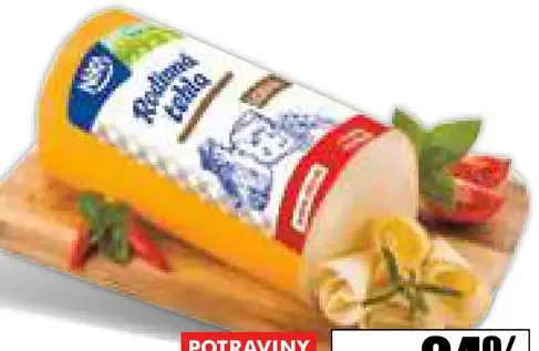 Tehla rodinná údená syr