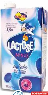 Lactose Minus mlieko polotučné