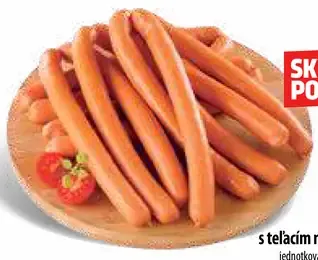 Párky s teľacím mäsom
