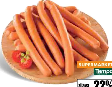 Párky s teľacím mäsom