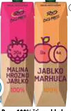 RIO Cold Press 100% šťava chladená - malina marhulá