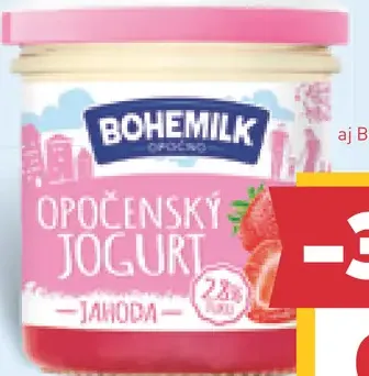 Bohemilk Opočenský jogurt smetanový