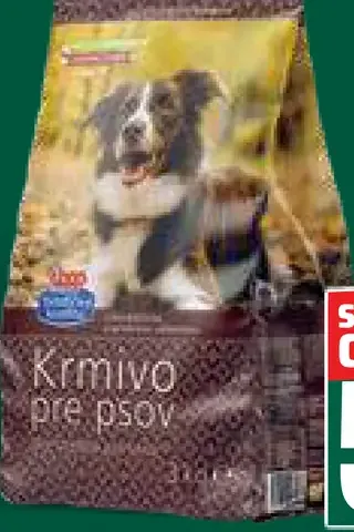 Tradičná kvalita Krmivo pre psy s hovädzinou a zeleninou