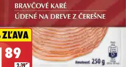 Delisso Bravčové karé údené na dreve z čerešne