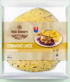 Naše dobroty lokše zemiakové