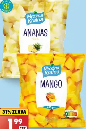 Mango mrazené Mroźna kraina