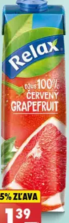 Džús Červený grep Relax