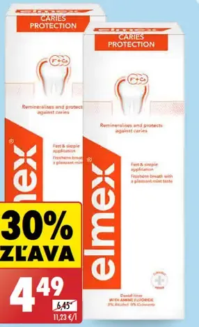 Elmex Ústna voda Sensitive/Protect