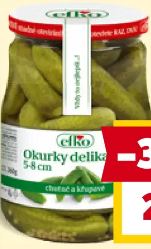 Efko uhorky delikates 5-8 cm
