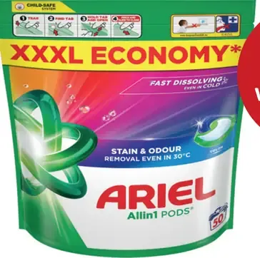 Ariel kapsuly na pranie
