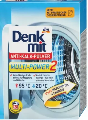 Denkmit MULTI-POWER 2 prášok do práčky proti vodnému kameňu