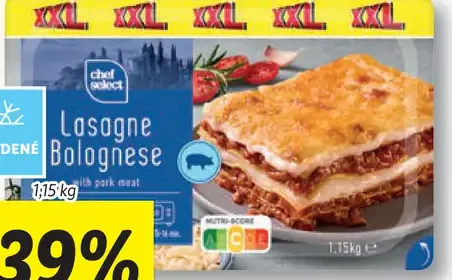 Chef Select lasagne Bolognese