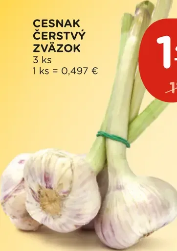 Cesnak čerstvý zväzok