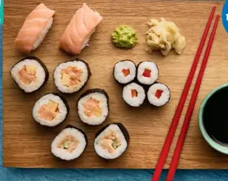 Sushi lososové