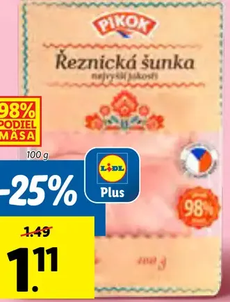Pikok Reznická šunka