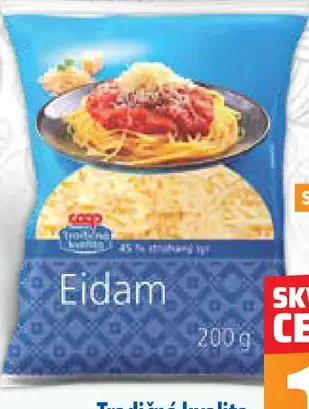 Tradičná kvalita Eidam strúhaný