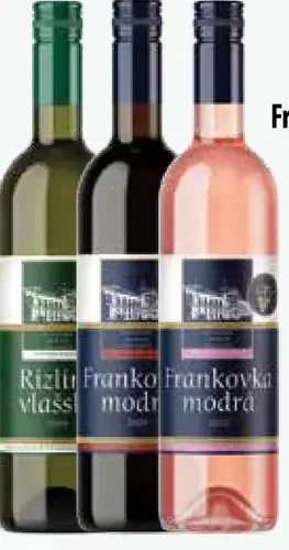Tradičná kvalita Rizling vlašský Frankovka modrá ružové víno