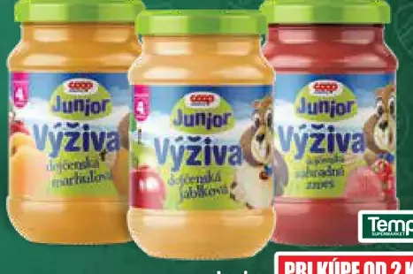 Junior Dojčenská výživa viac druhov