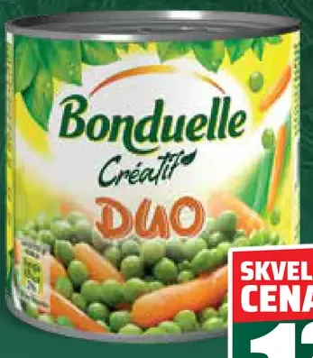 Bonduelle Hrášok s celou mrkvou
