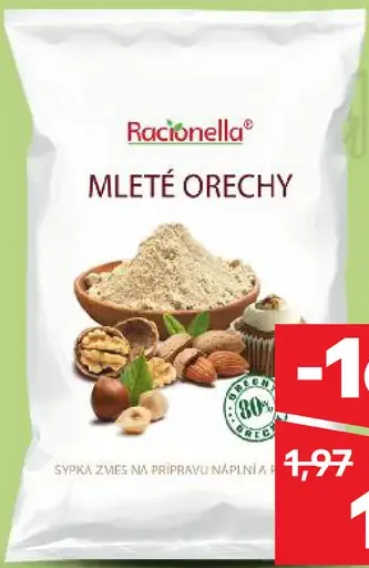 Facionella Mleté orechy