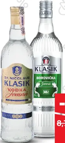 St. Nicolaus Klasik vodka alebo borovička
