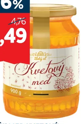Zlatý úľ med kvetový