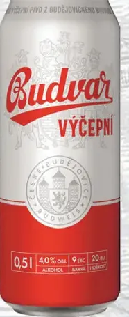 Budvar pivo výčepní
