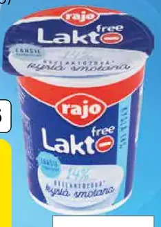 Rajo Lakto Free bezlaktózová smotana kyslá 14%