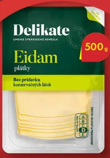Delikate Eidam plátky