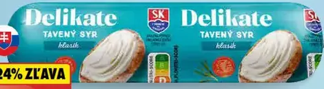 Delikate tavený syr