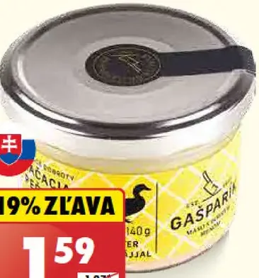 Kačacia pečeňová paštéta Gašparík
