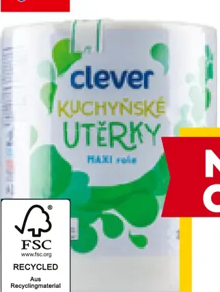 Clever kuchynské utierky 2-vrstvové