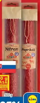 Nitran/Paprikáš klobása
