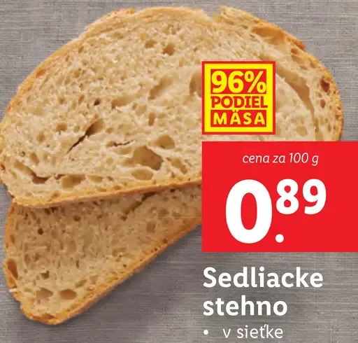 Sedliacke stehno v sietke