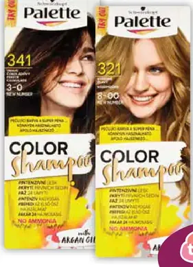 Palette Color Shampoo farba na vlasy