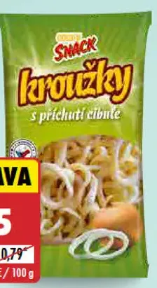 Golden Snack Kružky cibuľa